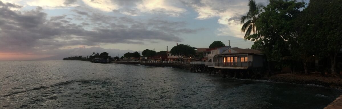 Lāhainā at sunset - Image credit: Terry Ambrose