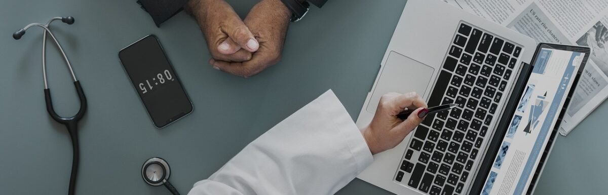 doctor and patient with stethoscope